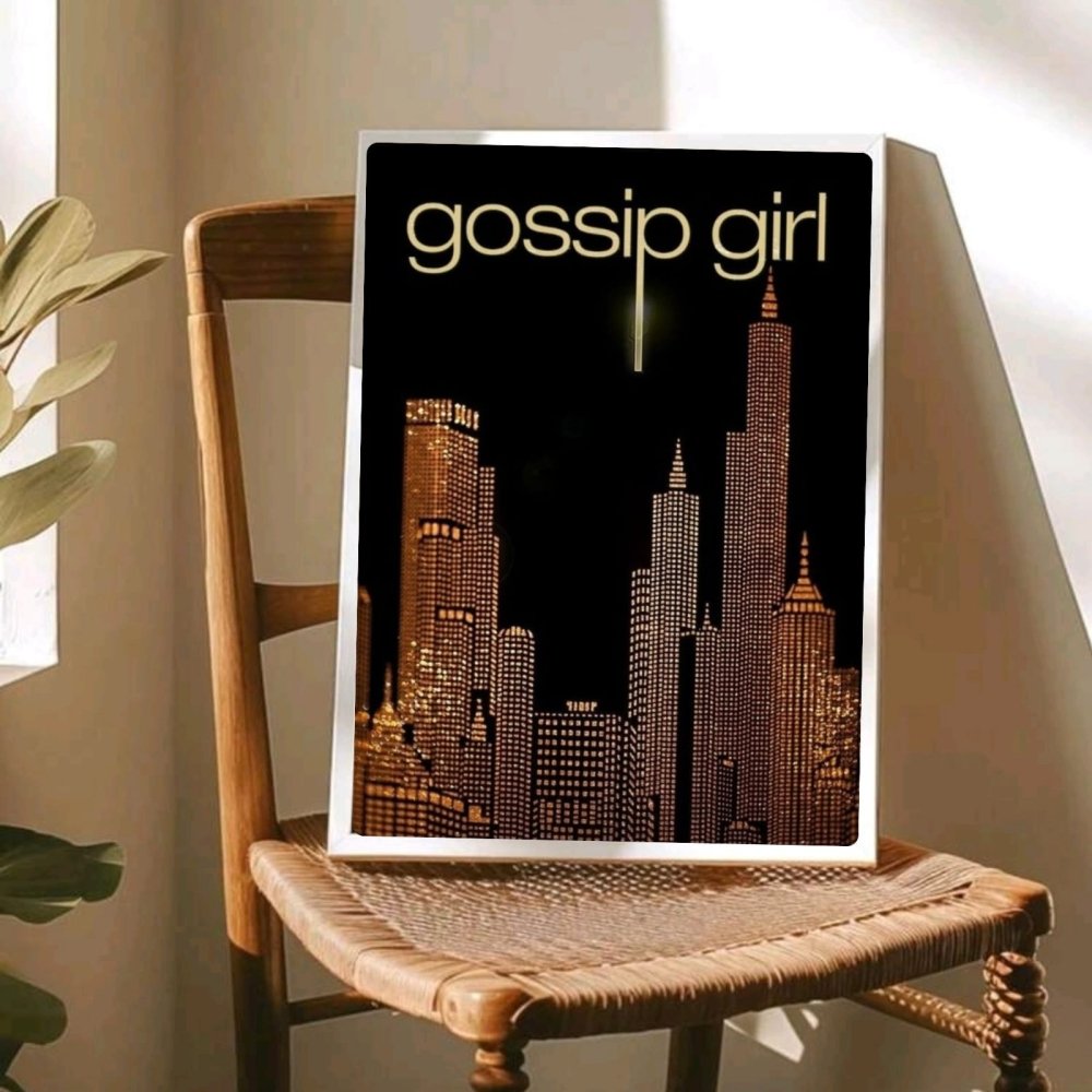 Gossip girl - Vibes DistrictGossip girl poster GoldVibes District