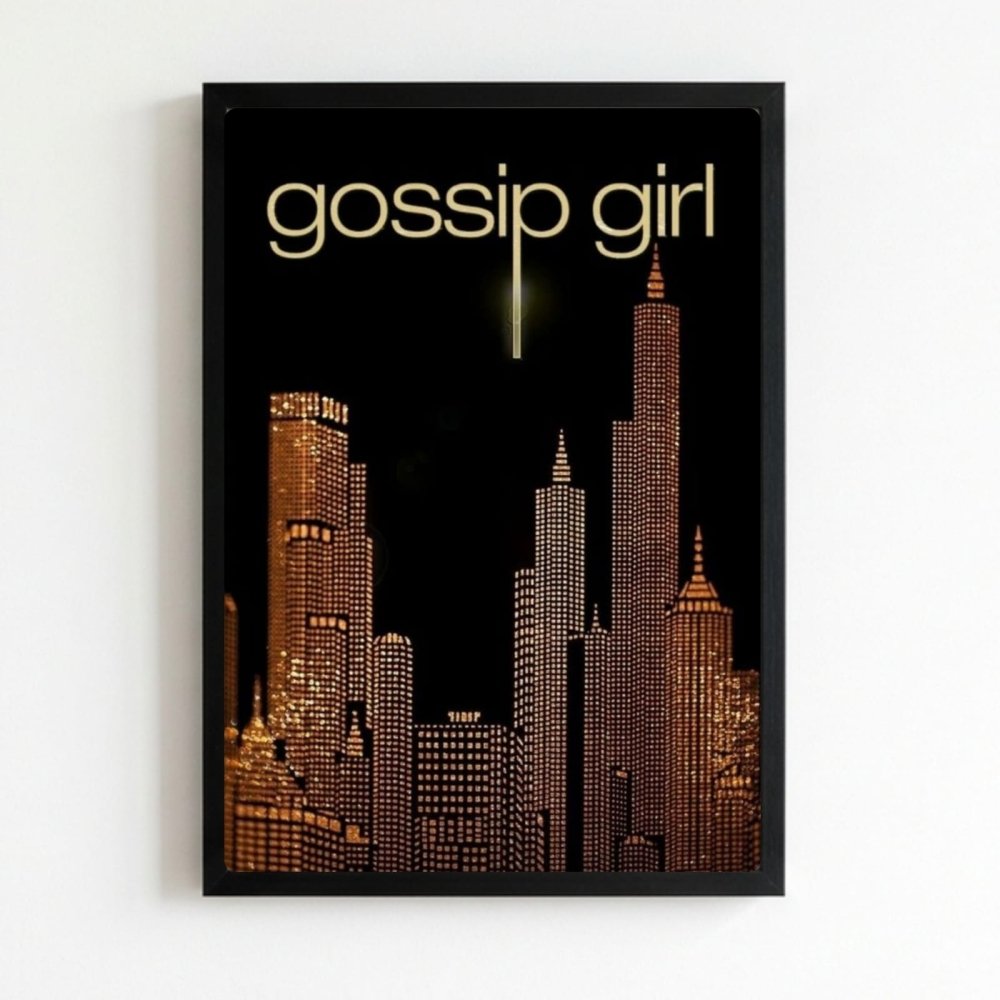 Gossip girl - Vibes DistrictGossip girl poster NeroVibes District
