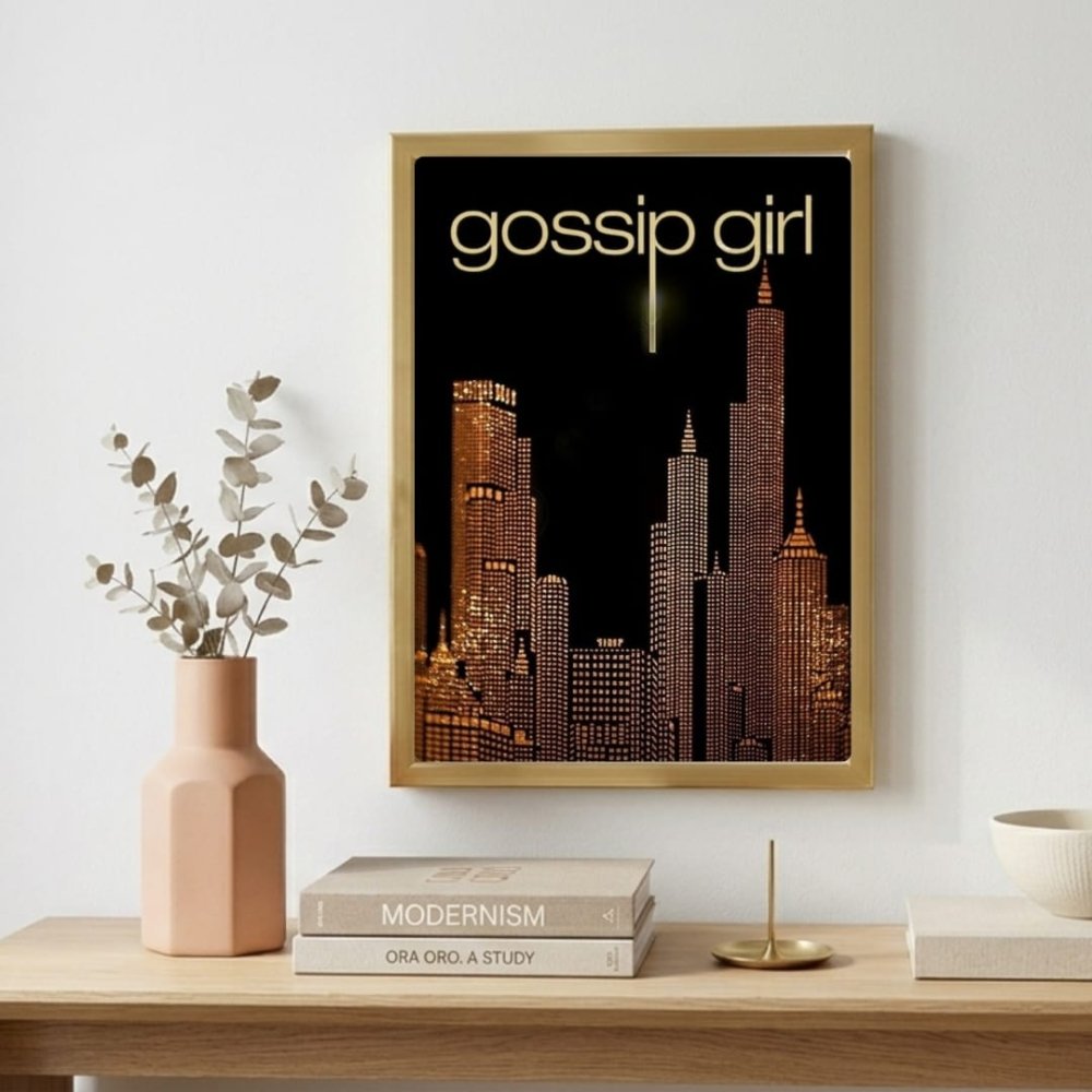 Gossip girl - Vibes DistrictGossip girl poster GoldVibes District