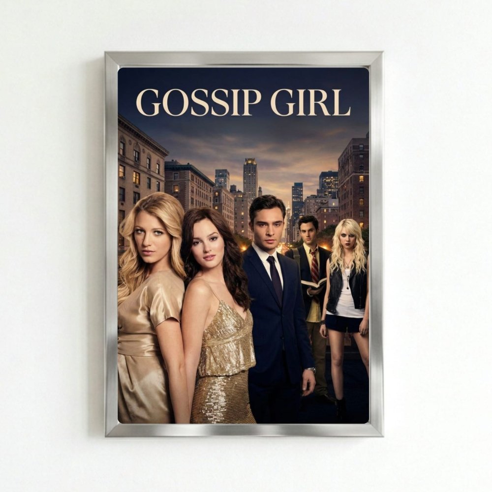 Gossip girl - Vibes DistrictGossip girl poster SilverVibes District