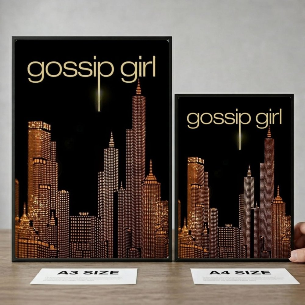 Gossip girl - Vibes DistrictGossip girl poster GoldVibes District