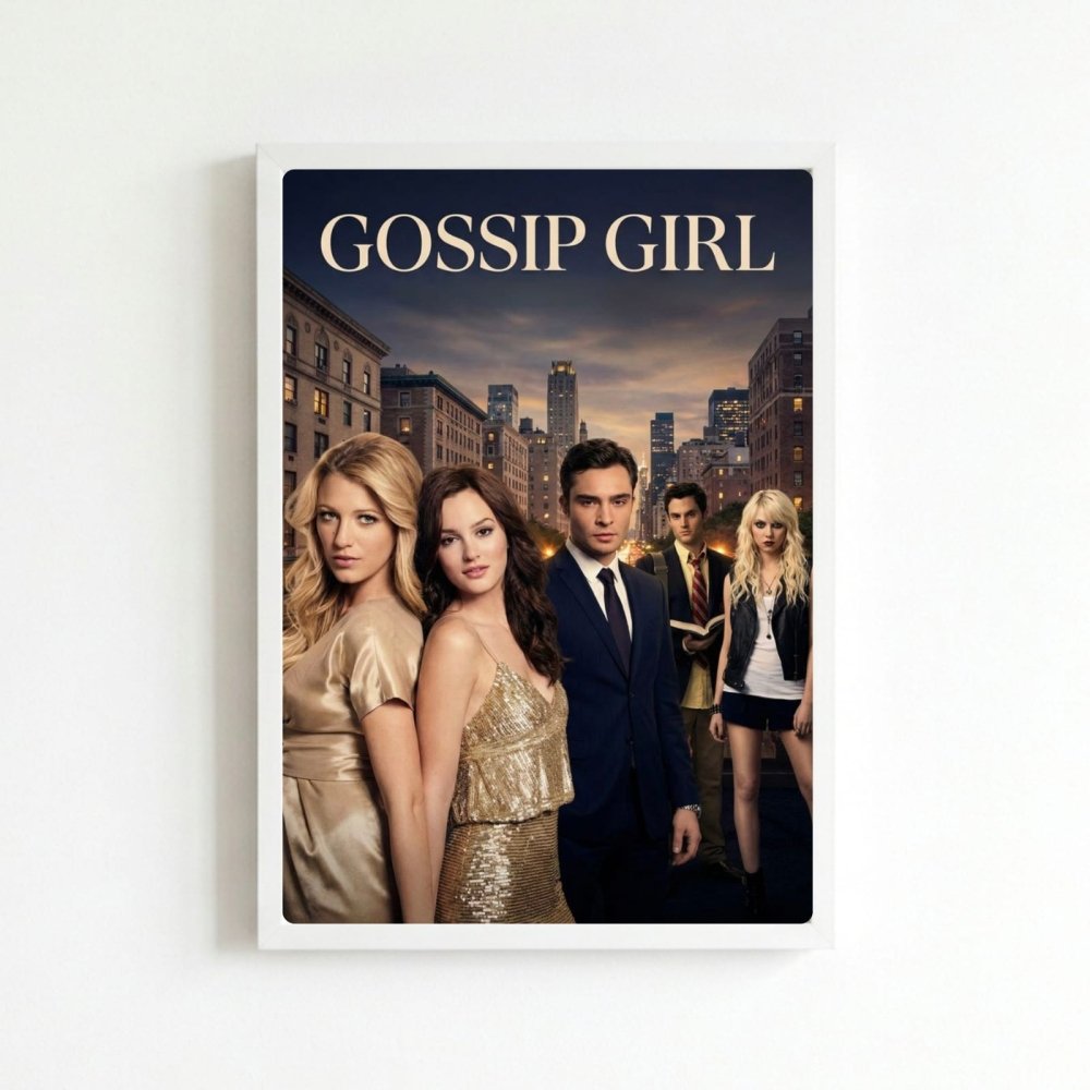 Gossip girl - Vibes DistrictGossip girl poster BiancoVibes District
