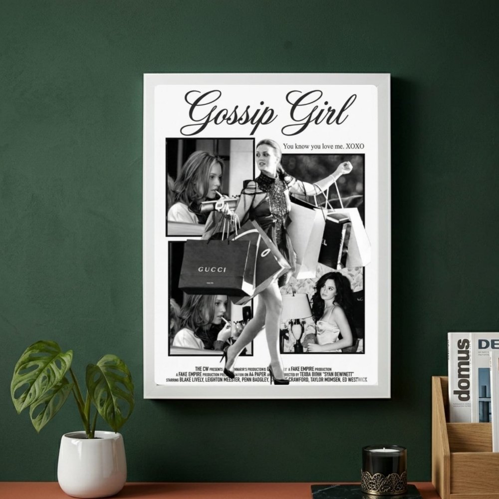 Gossip girl - Vibes DistrictGossip girl poster GoldVibes District