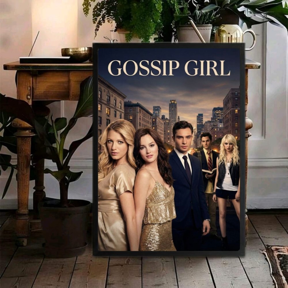 Gossip girl - Vibes DistrictGossip girl poster GoldVibes District