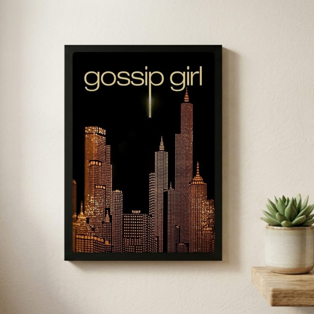 Gossip girl - Vibes DistrictGossip girl poster GoldVibes District