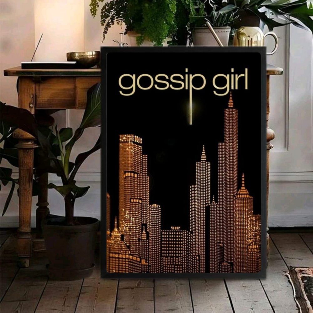 Gossip girl - Vibes DistrictGossip girl poster GoldVibes District