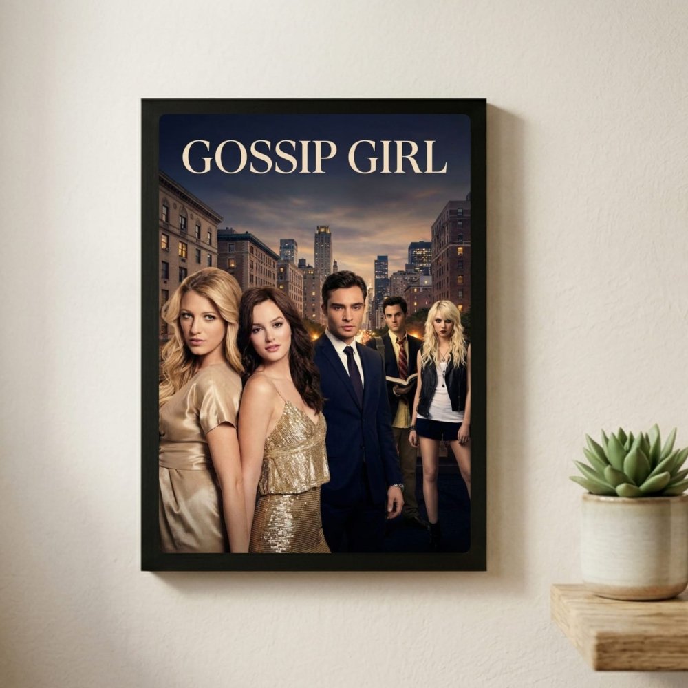 Gossip girl - Vibes DistrictGossip girl poster GoldVibes District