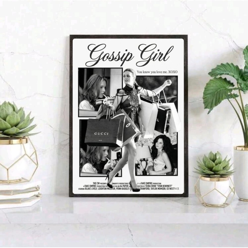 Gossip girl - Vibes DistrictGossip girl poster GoldVibes District