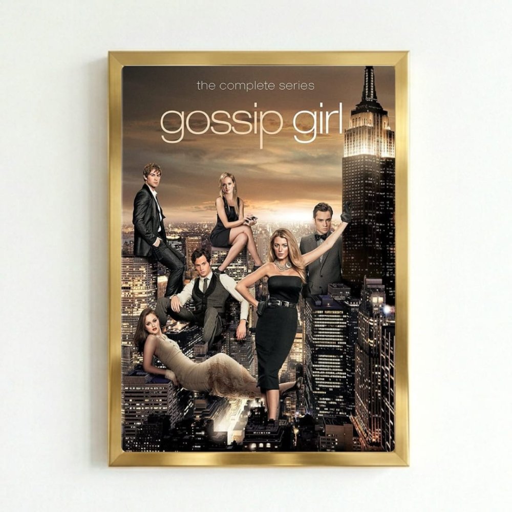 Gossip girl - Vibes DistrictGossip girl poster GoldVibes District