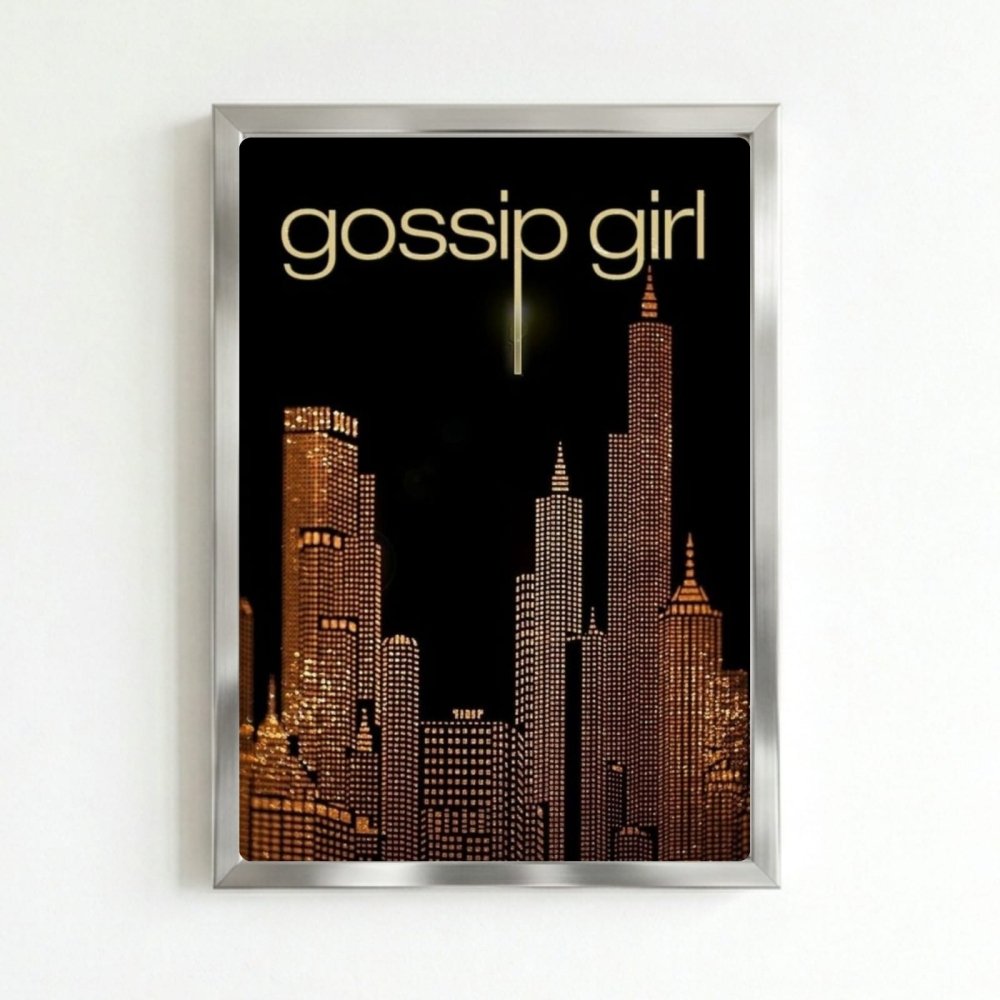 Gossip girl - Vibes DistrictGossip girl poster SilverVibes District