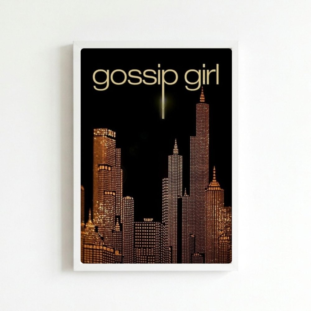 Gossip girl - Vibes DistrictGossip girl poster BiancoVibes District