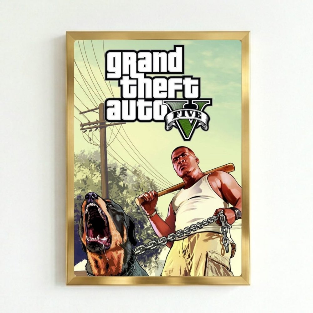 Gta 5 - Vibes DistrictGta 5 poster GoldVibes District