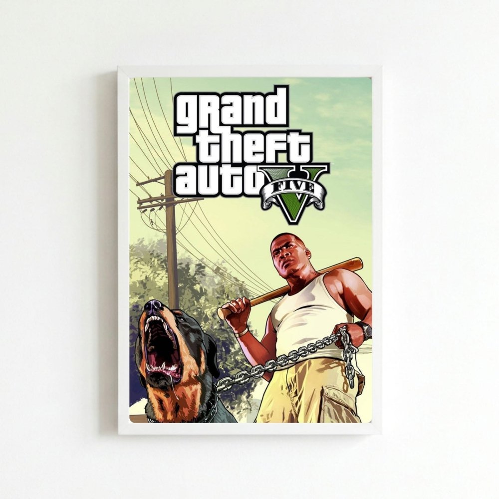 Gta 5 - Vibes DistrictGta 5 poster BiancoVibes District
