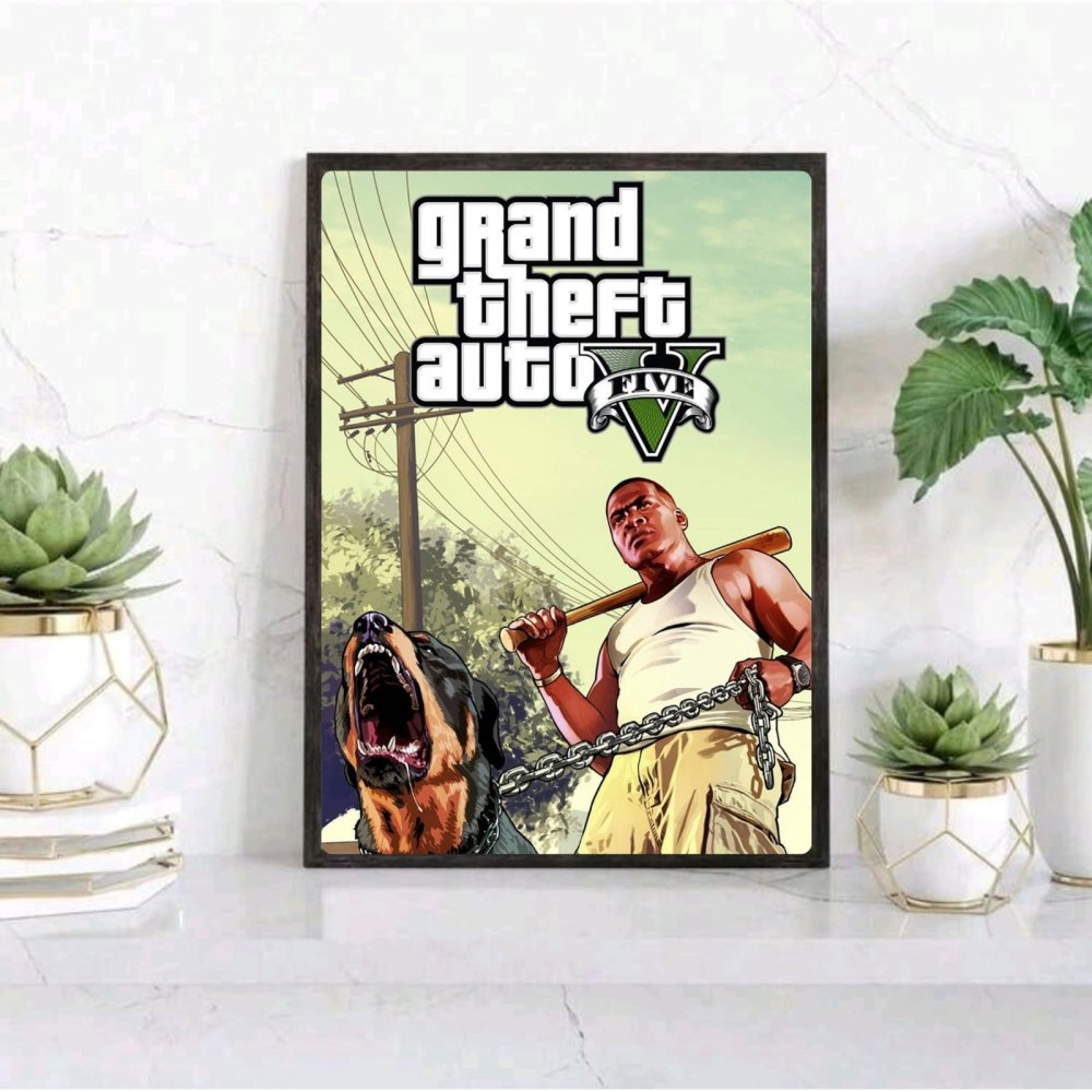 Gta 5 - Vibes DistrictGta 5 poster GoldVibes District