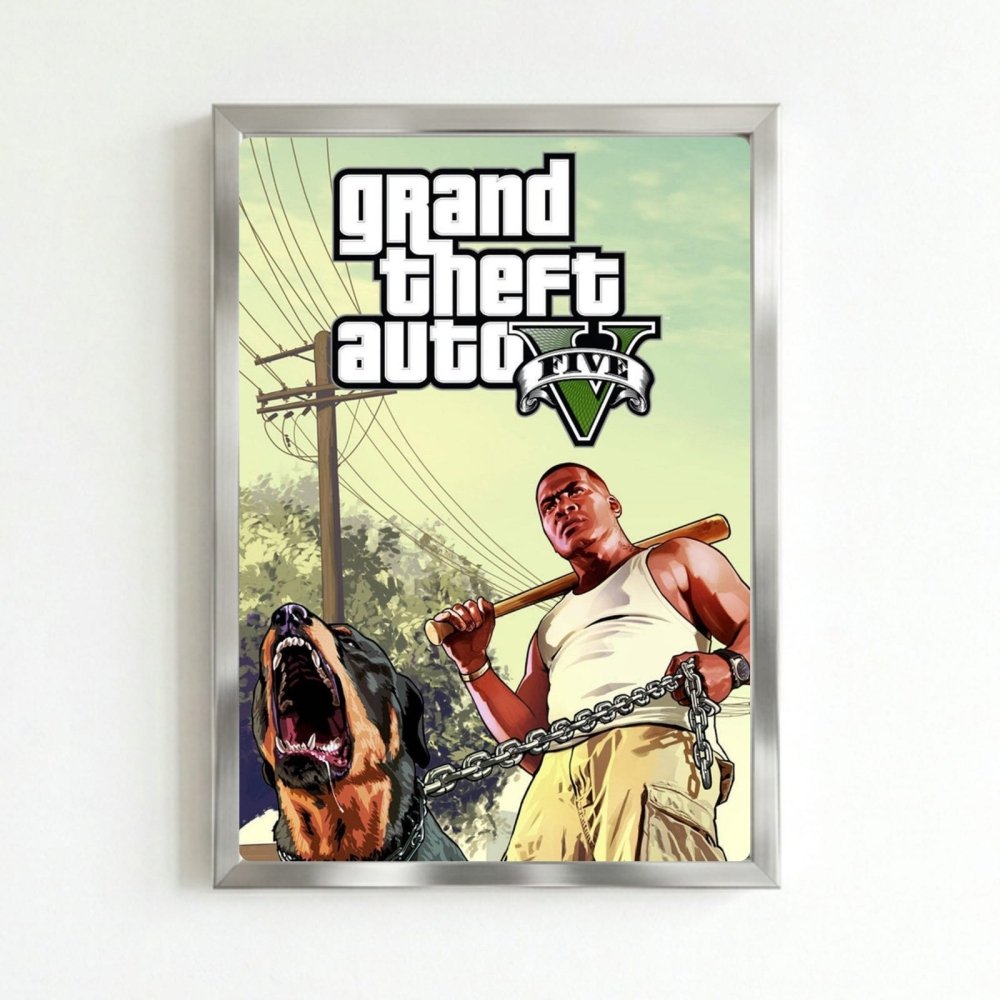 Gta 5 - Vibes DistrictGta 5 poster SilverVibes District