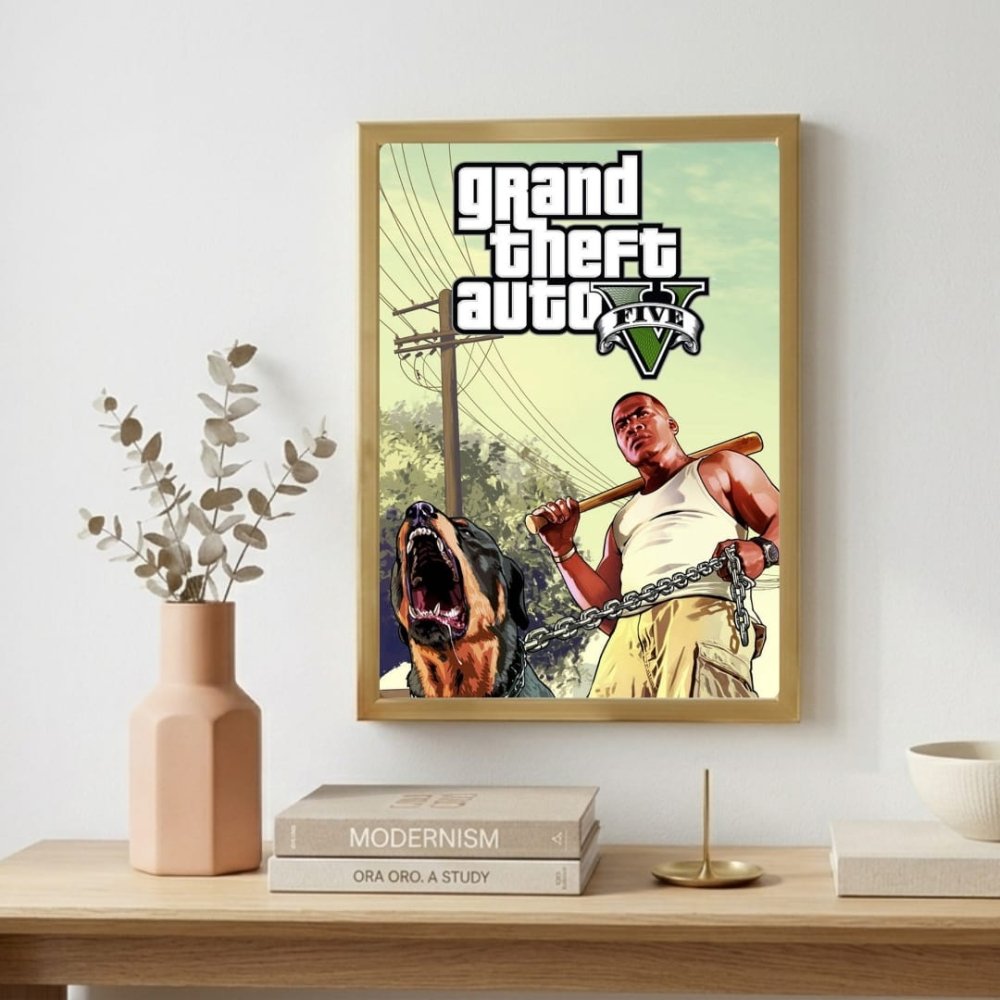 Gta 5 - Vibes DistrictGta 5 poster GoldVibes District