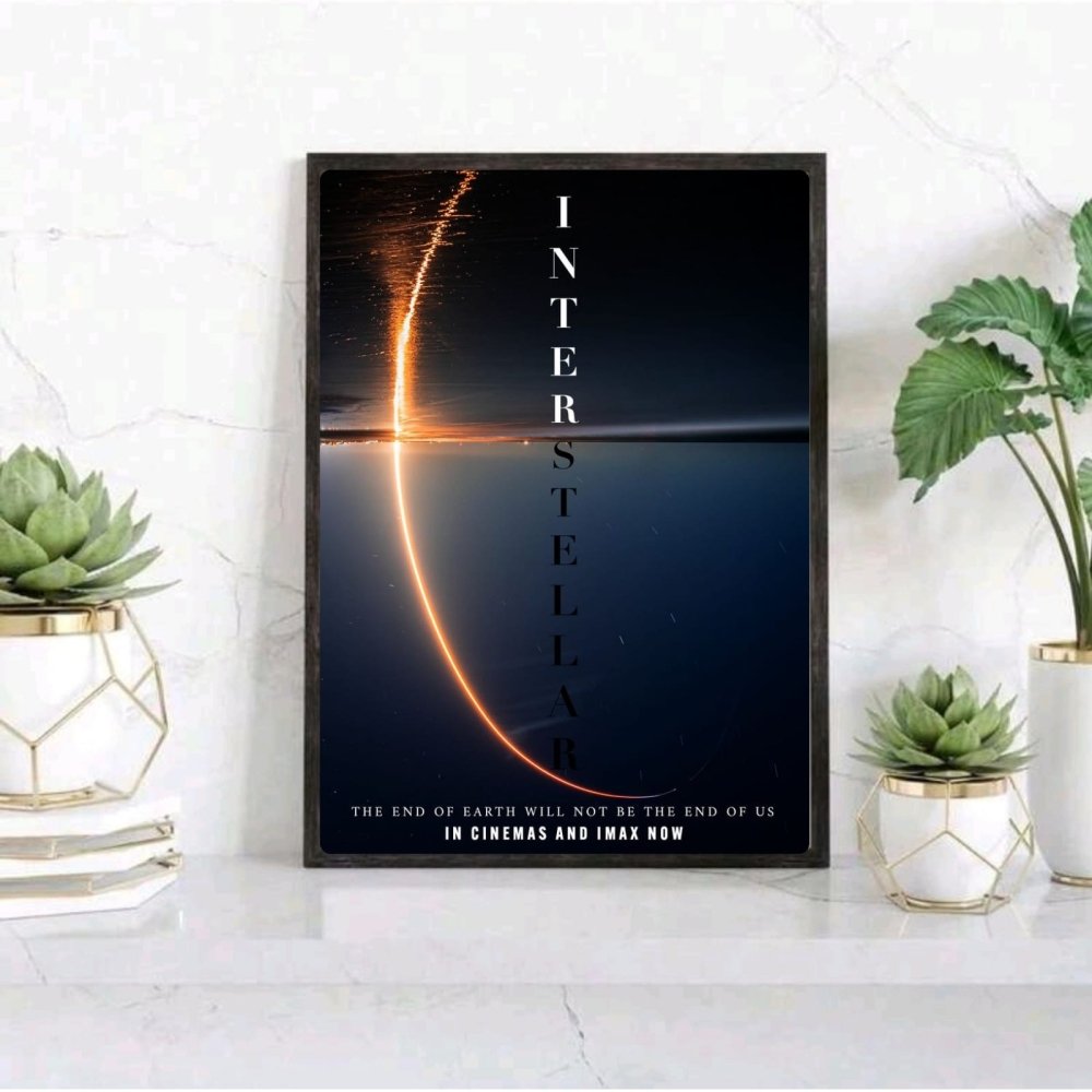 Interstellar - Vibes DistrictInterstellar poster GoldVibes District