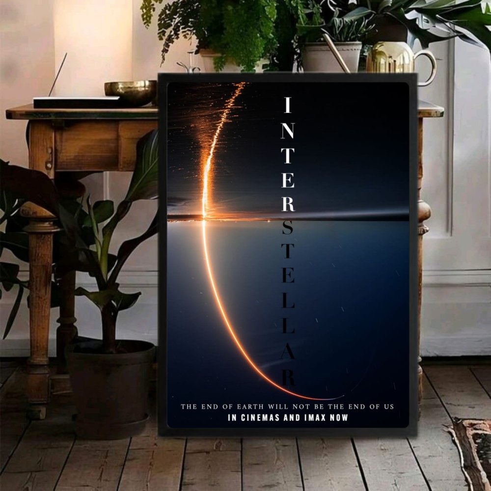 Interstellar - Vibes DistrictInterstellar poster GoldVibes District