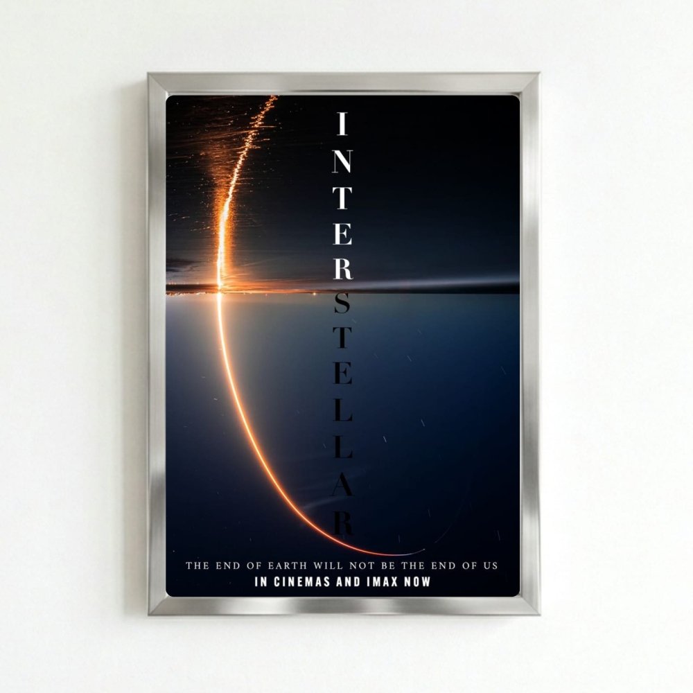 Interstellar - Vibes DistrictInterstellar poster SilverVibes District