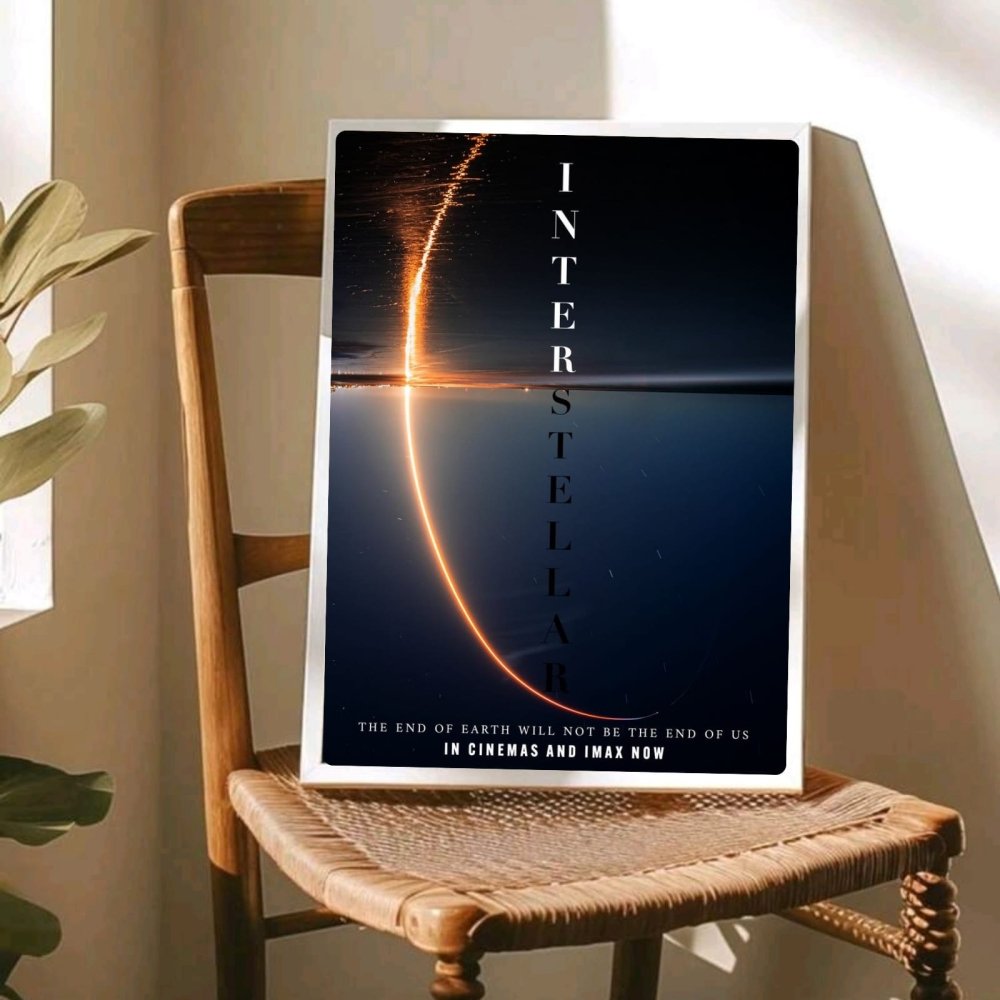 Interstellar - Vibes DistrictInterstellar poster GoldVibes District