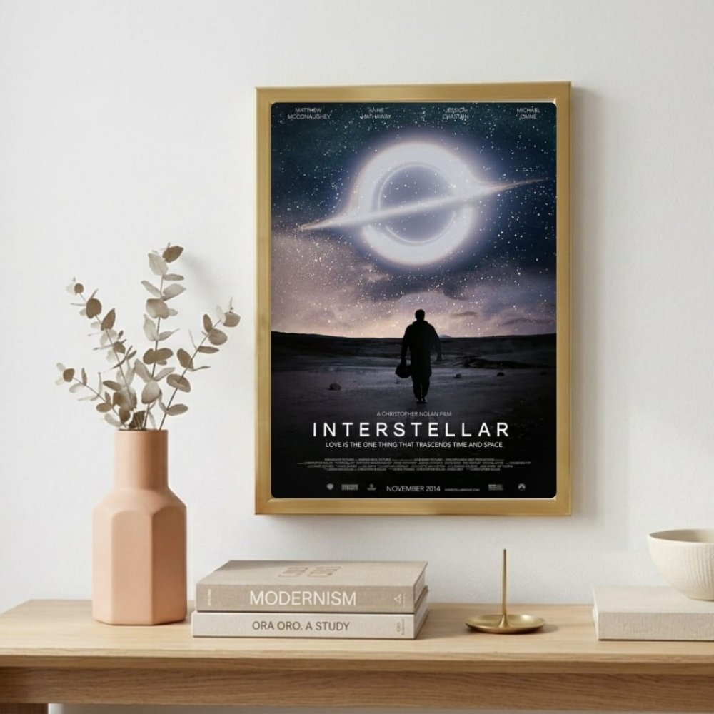 Interstellar - Vibes DistrictInterstellar poster GoldVibes District