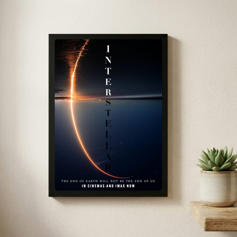 Interstellar - Vibes DistrictInterstellar poster GoldVibes District