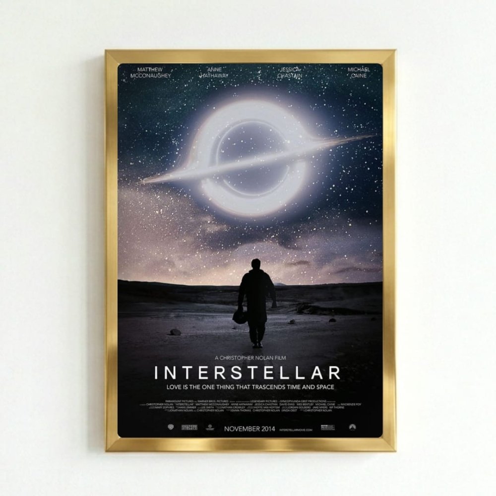 Interstellar - Vibes DistrictInterstellar poster GoldVibes District