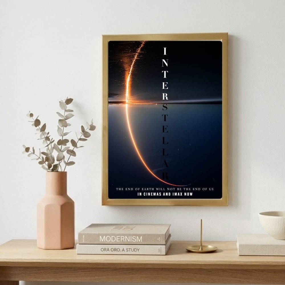 Interstellar - Vibes DistrictInterstellar poster GoldVibes District