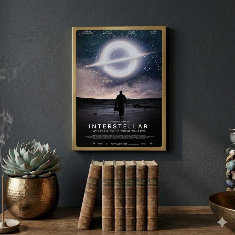 Interstellar - Vibes DistrictInterstellar poster GoldVibes District