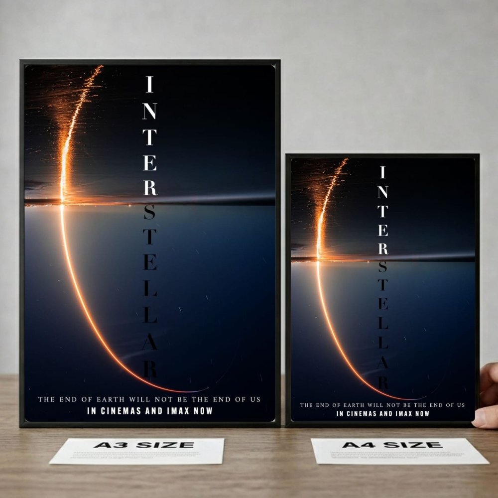 Interstellar - Vibes DistrictInterstellar poster GoldVibes District