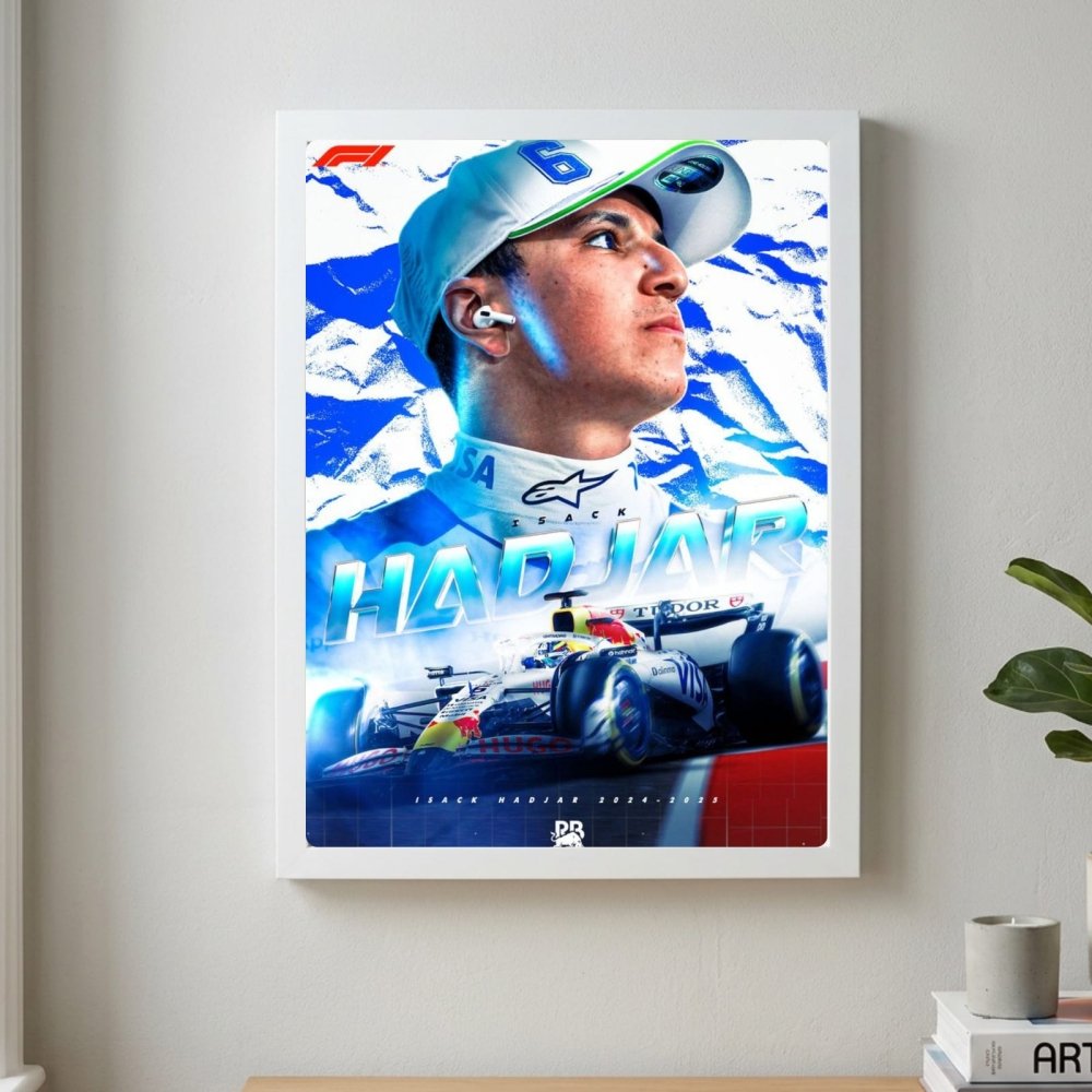 Isac hadjar racing bulls f1 - Vibes DistrictIsac hadjar racing bulls f1 poster NeroVibes District