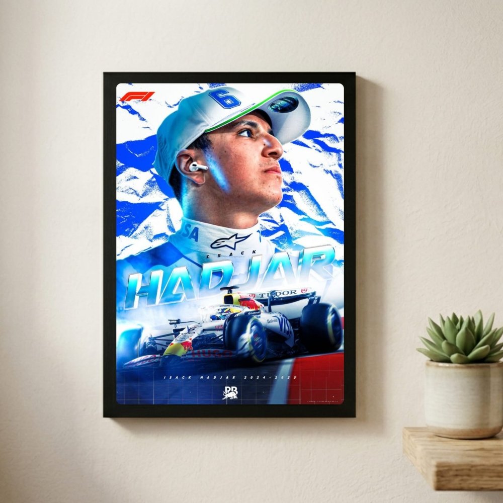 Isac hadjar racing bulls f1 - Vibes DistrictIsac hadjar racing bulls f1 poster NeroVibes District