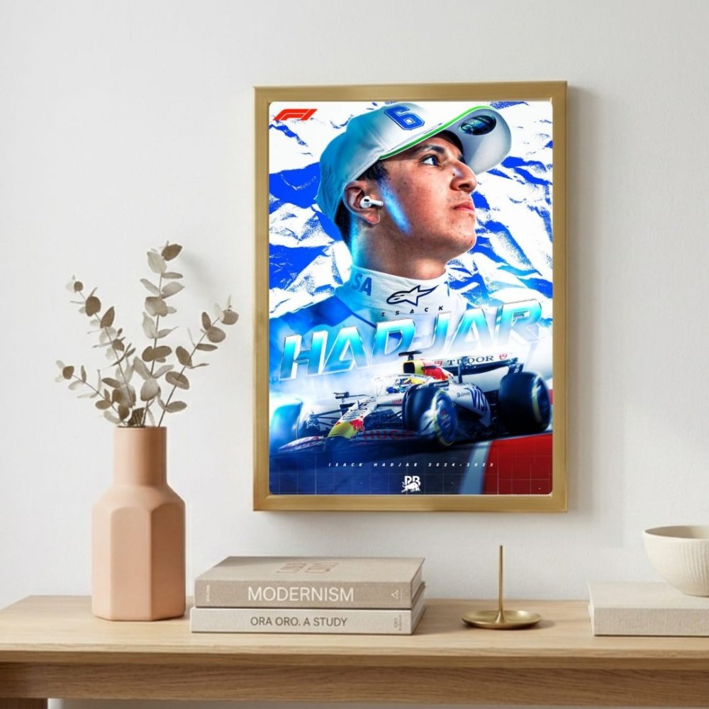 Isac hadjar racing bulls f1 - Vibes DistrictIsac hadjar racing bulls f1 poster NeroVibes District