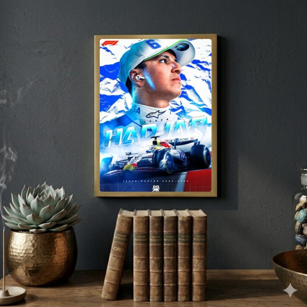 Isac hadjar racing bulls f1 - Vibes DistrictIsac hadjar racing bulls f1 poster NeroVibes District