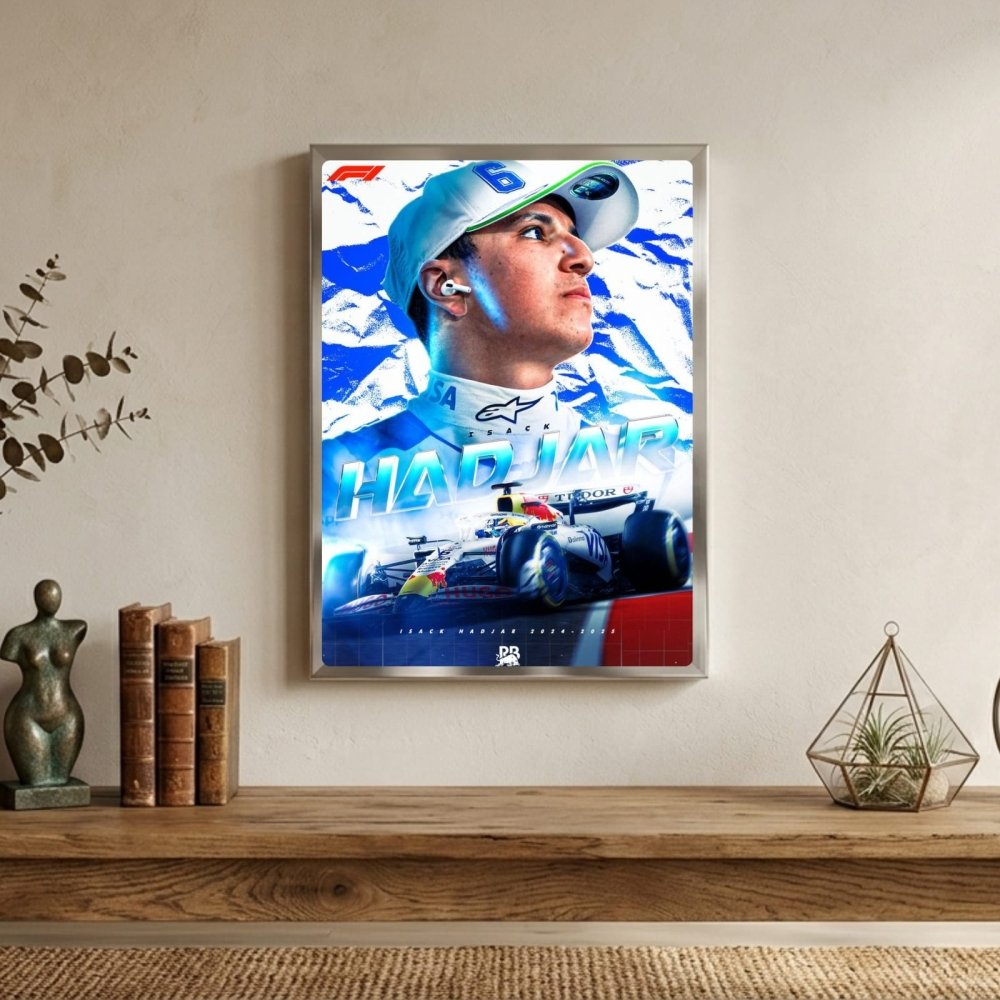 Isac hadjar racing bulls f1 - Vibes DistrictIsac hadjar racing bulls f1 poster NeroVibes District
