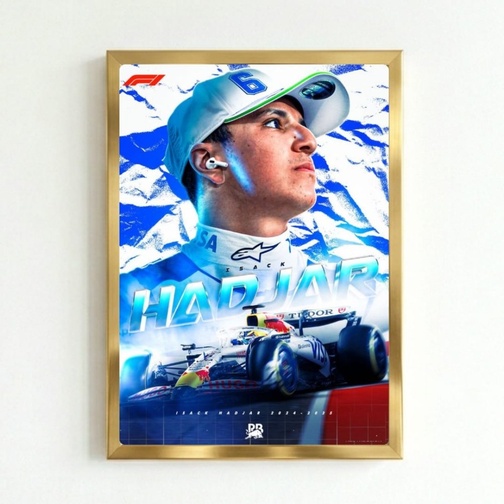 Isac hadjar racing bulls f1 - Vibes DistrictIsac hadjar racing bulls f1 poster NeroVibes District