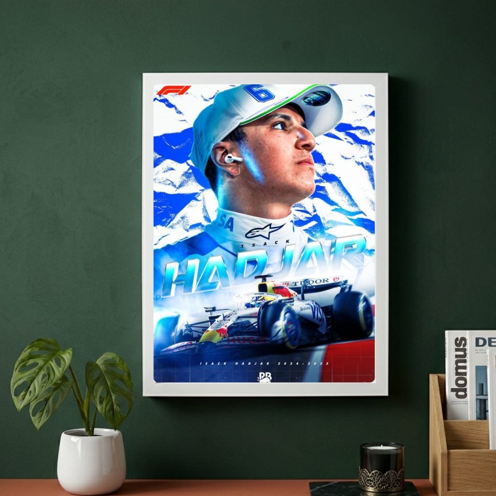 Isac hadjar racing bulls f1 - Vibes DistrictIsac hadjar racing bulls f1 poster NeroVibes District