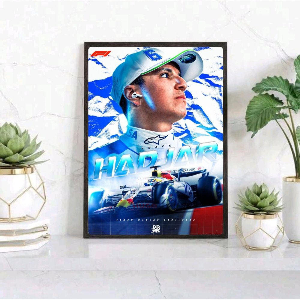 Isac hadjar racing bulls f1 - Vibes DistrictIsac hadjar racing bulls f1 poster NeroVibes District