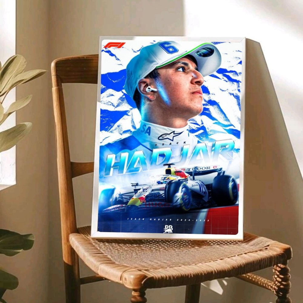 Isac hadjar racing bulls f1 - Vibes DistrictIsac hadjar racing bulls f1 poster NeroVibes District