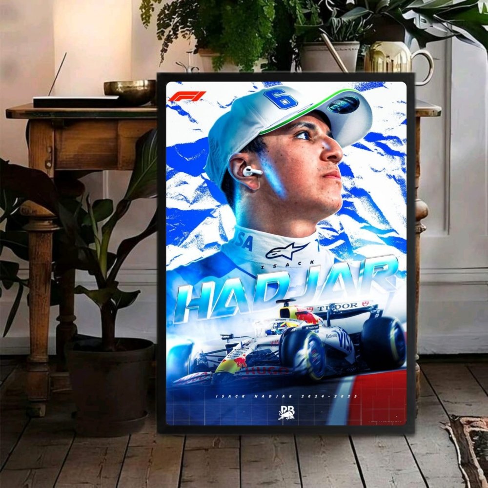 Isac hadjar racing bulls f1 - Vibes DistrictIsac hadjar racing bulls f1 poster NeroVibes District