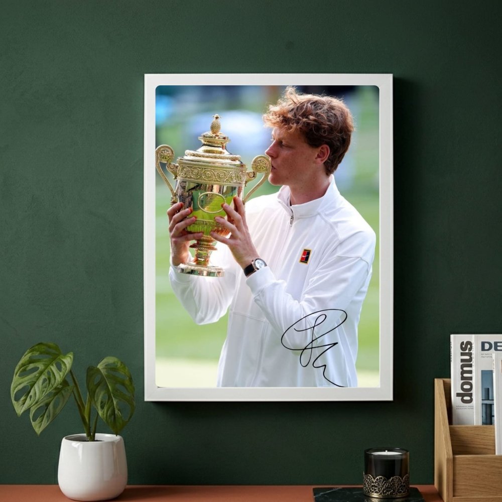 Jannik sinner - tennis - Vibes DistrictJannik sinner - tennis poster GoldVibes District