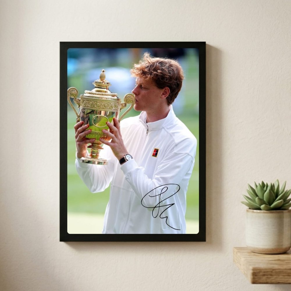 Jannik sinner - tennis - Vibes DistrictJannik sinner - tennis poster GoldVibes District
