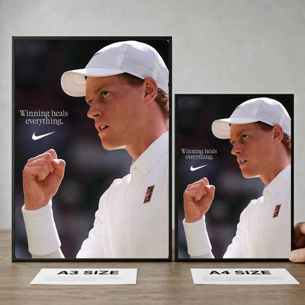Jannik sinner - tennis - Vibes DistrictJannik sinner - tennis poster GoldVibes District