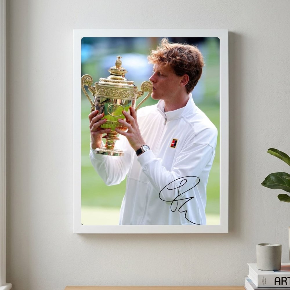 Jannik sinner - tennis - Vibes DistrictJannik sinner - tennis poster GoldVibes District