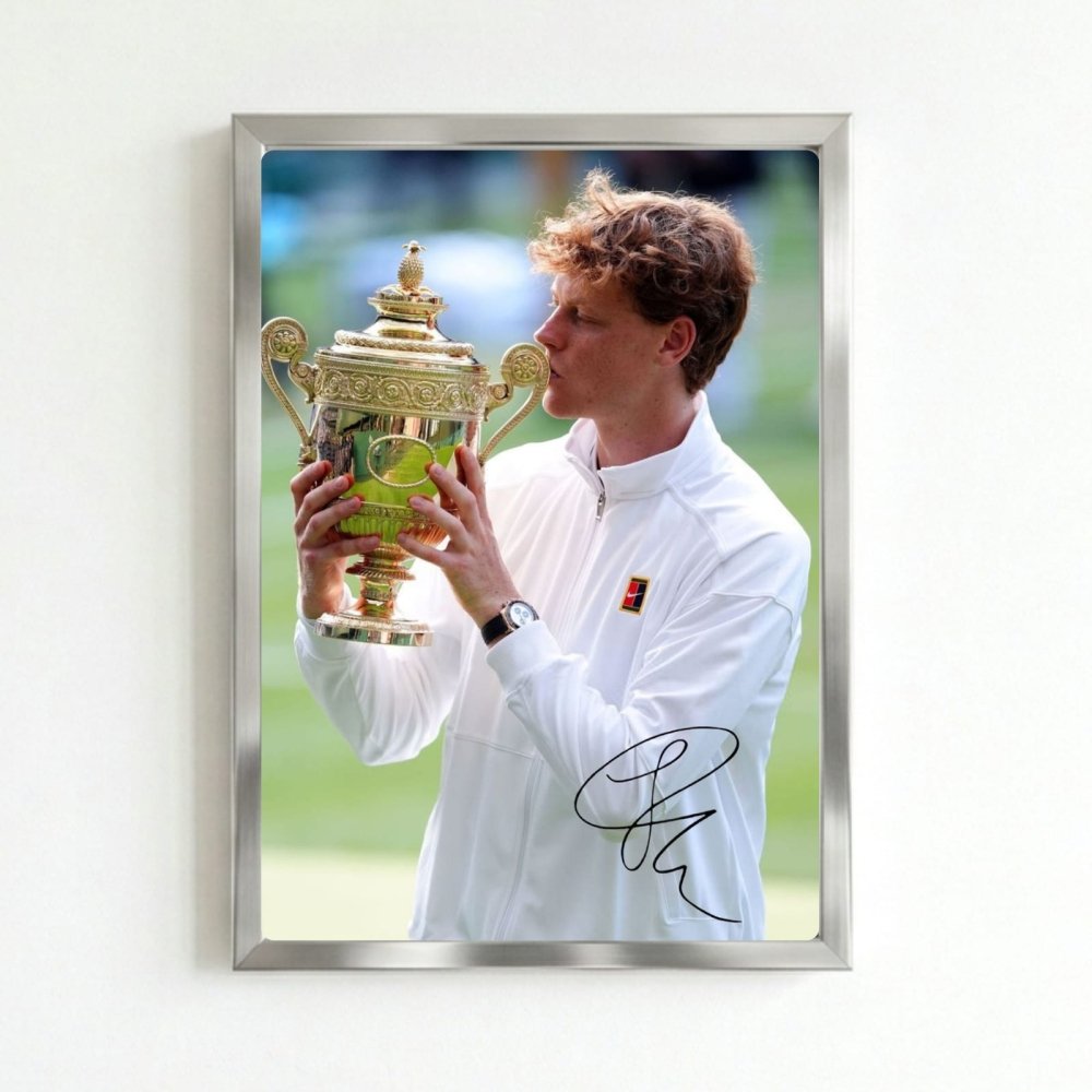 Jannik sinner - tennis - Vibes DistrictJannik sinner - tennis poster SilverVibes District