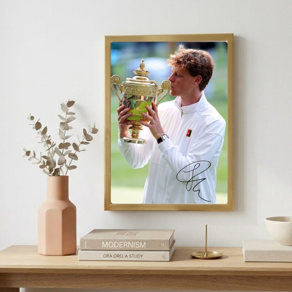 Jannik sinner - tennis - Vibes DistrictJannik sinner - tennis poster GoldVibes District
