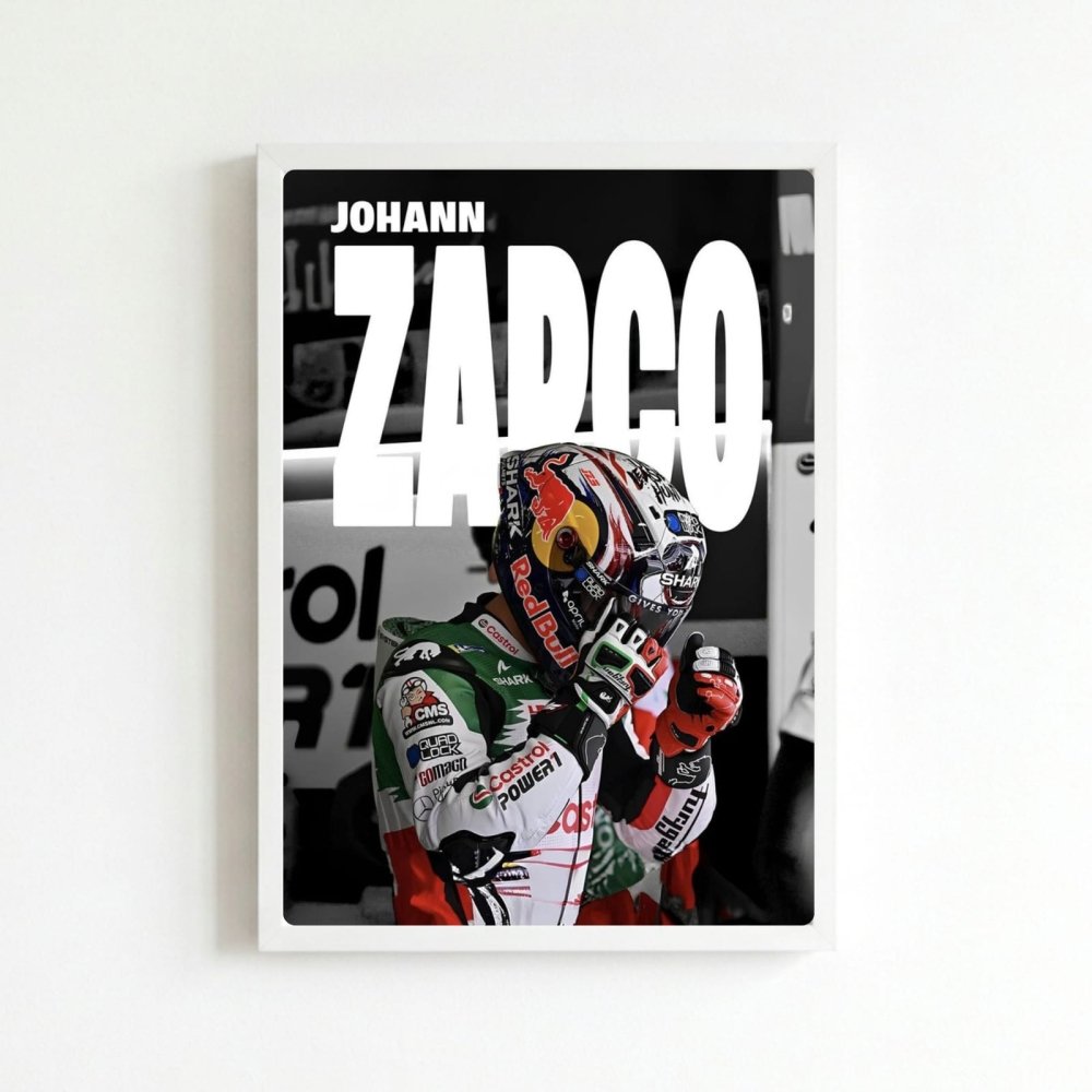 Johann Zarco, moto gp - Vibes DistrictJohann Zarco, moto gp BiancoVibes District