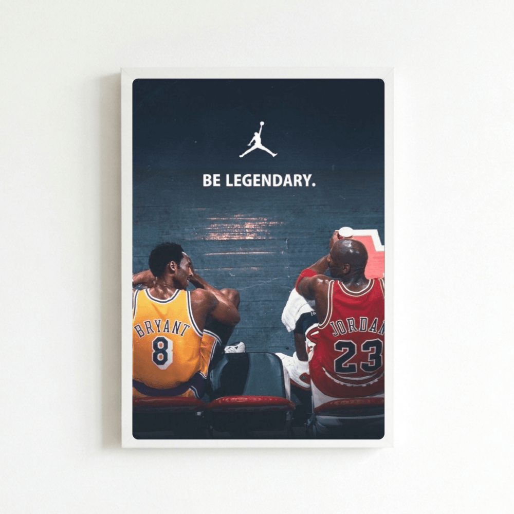 Jordan and Bryant - Basket - Vibes DistrictJordan and Bryant - Basket poster BiancoVibes District