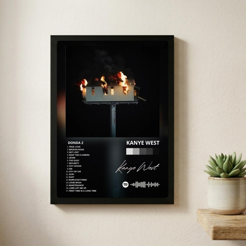 Kanye West – Donda 2 Poster with Frame - Vibes DistrictKanye West – Donda 2 Poster with Frame poster NeroVibes District
