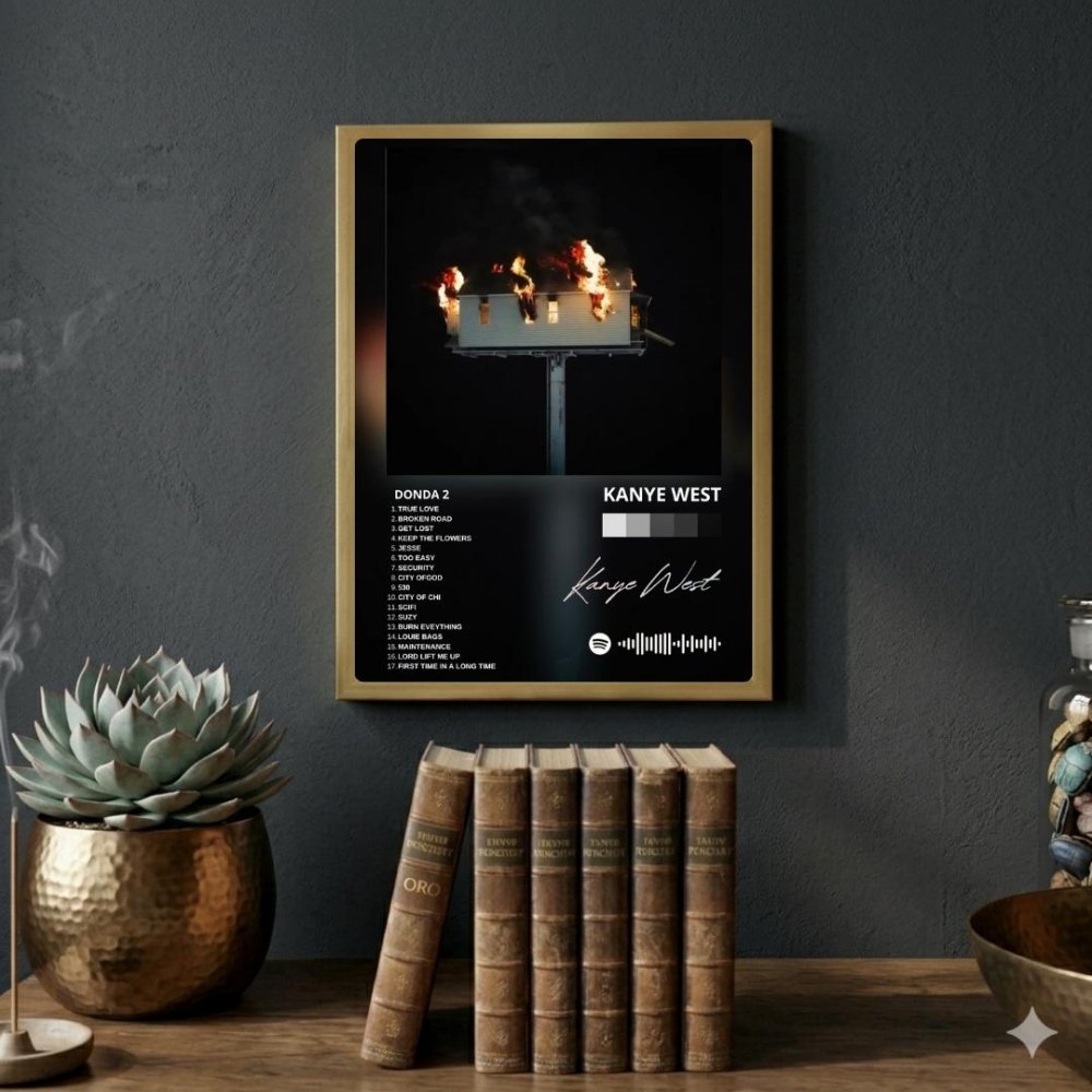Kanye West – Donda 2 Poster with Frame - Vibes DistrictKanye West – Donda 2 Poster with Frame poster NeroVibes District
